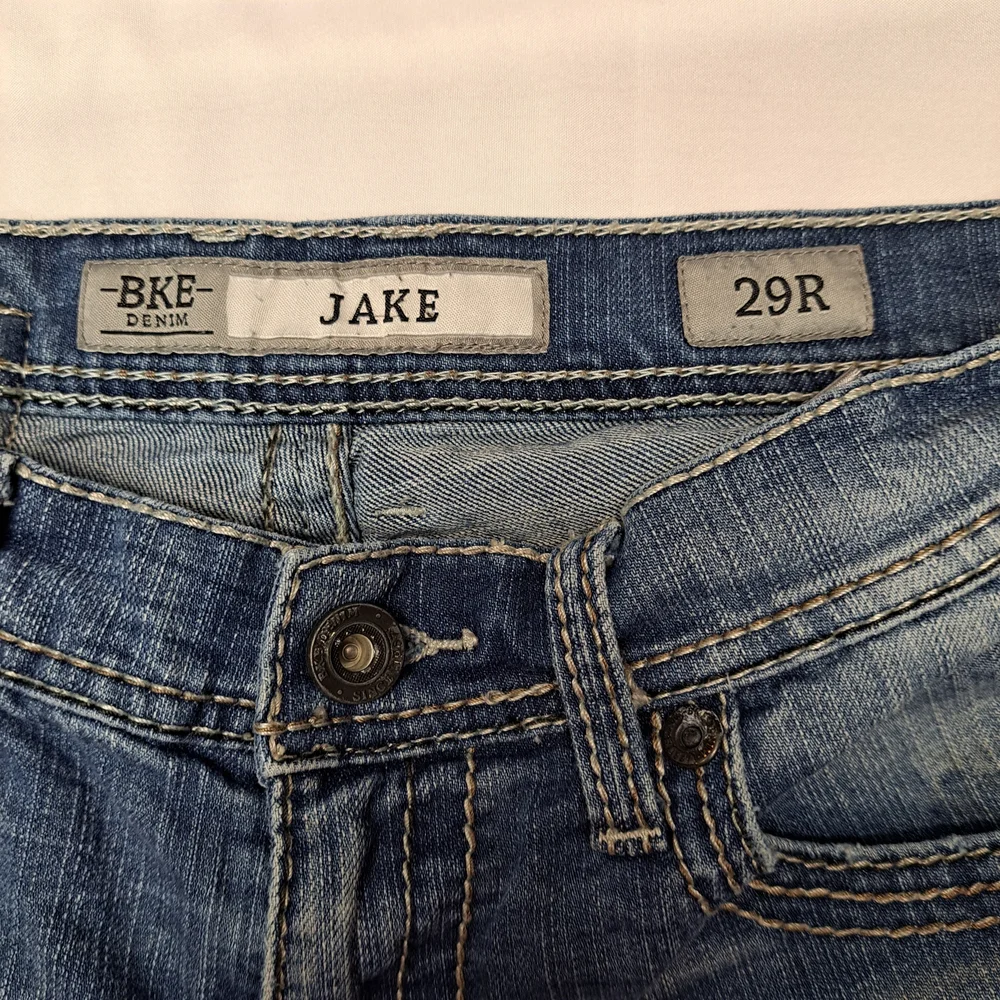 BKE Jake Men's Straight Blue Jeans Size W29 L32 - Picture 3 of 6